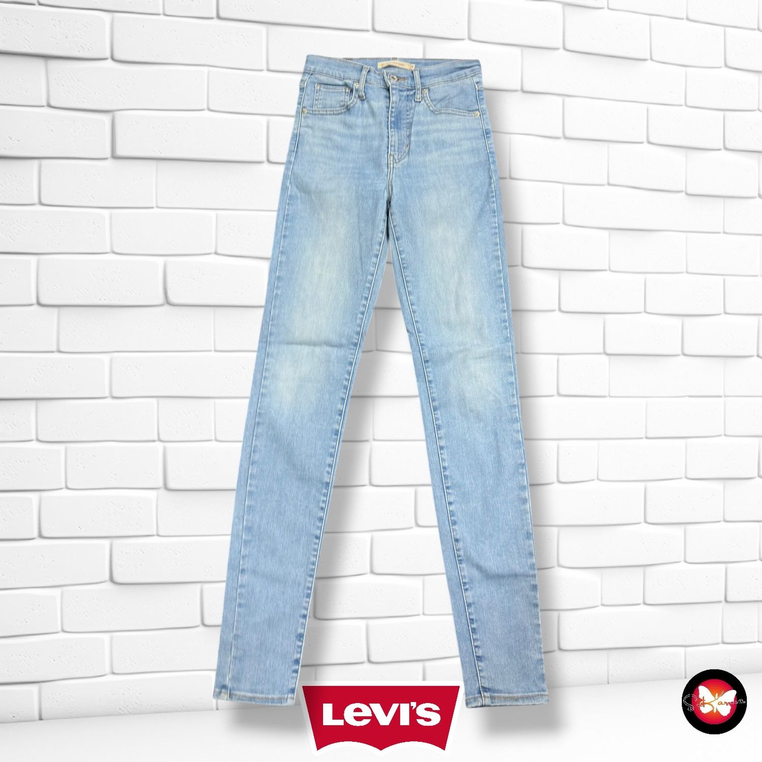 **HOY** Pantalón MILE HIGH SUPER SKINNY LEVI’S color Azul vaquero Talla XS (W25)