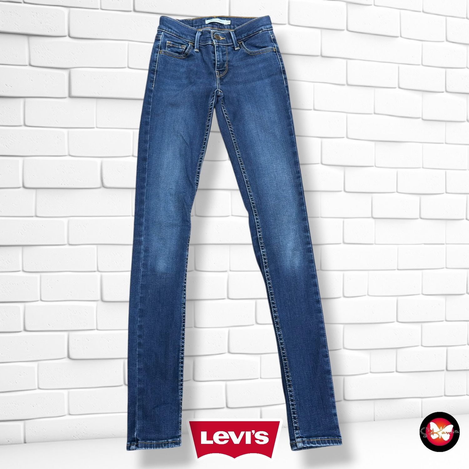 **HOY** Pantalón 710 SUPER SKINNY LEVI’S color Azul vaquero Talla XXS (W23)