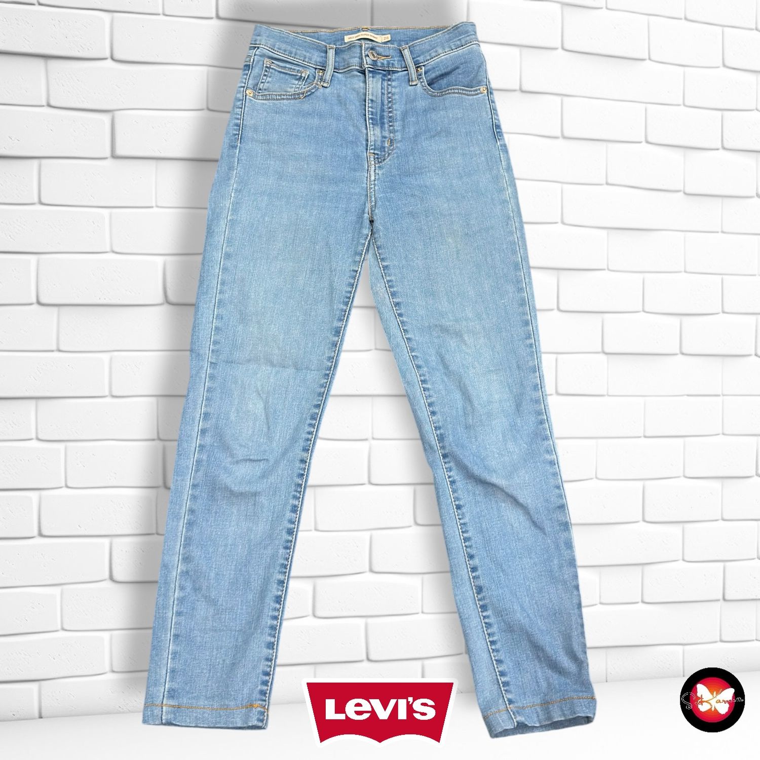 **HOY** Pantalón MILE HIGH SKINNY LEVI’S color Azul vaquero Talla S (W26)