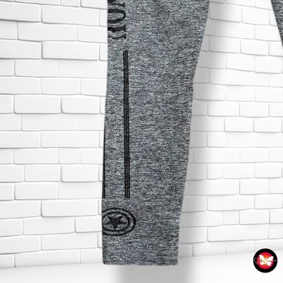 **HOY** Mallas deportivas de microfibra  color Gris y negro Talla S