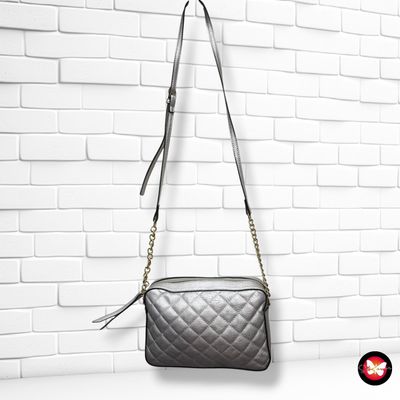 **HOY** Bolso bandolera  color Plateado Talla PEQUEÑO