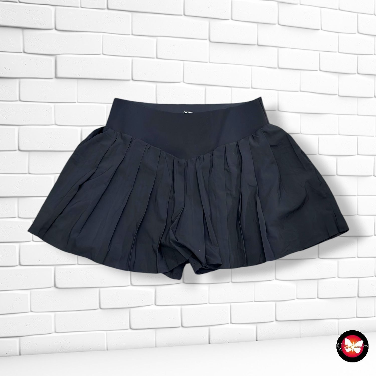 **HOY** Falda deportiva con mallitas OYSHO color Negro Talla M