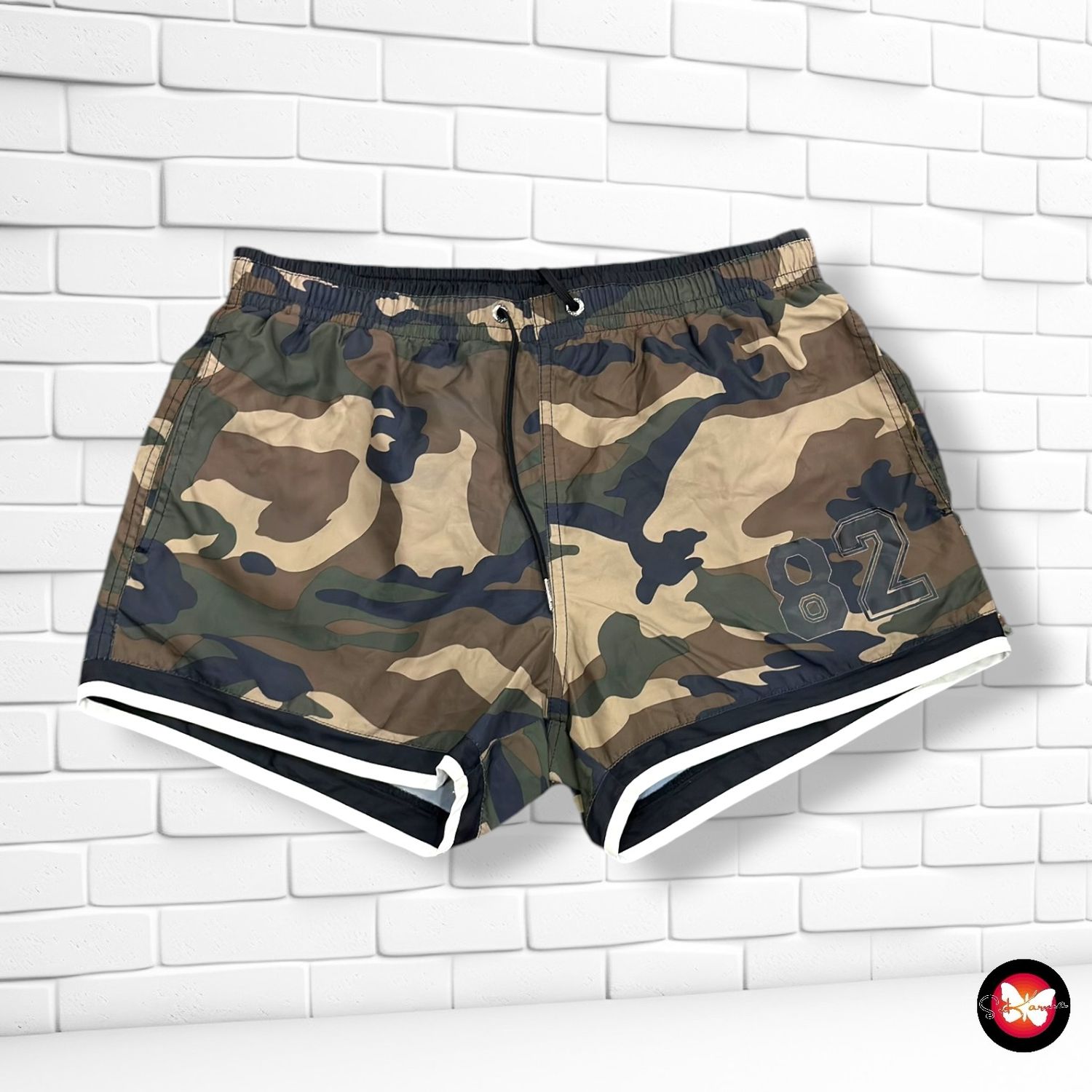 **HOY** Short playero ZARA color Militar Talla M