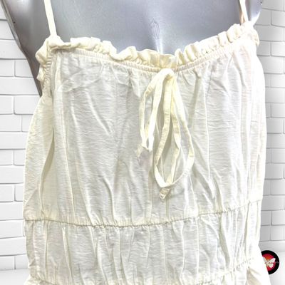 **HOY** Vestido largo de tirantes PRIMARK color Hueso Talla 46