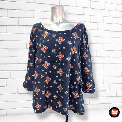 **HOY** Blusa de manga larga GINA BENOTTI color Azul marino y varios Talla 40/42