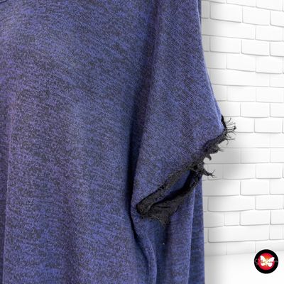 **HOY** Jersey de manga corta con encaje KIABI color Azul marino y negro Talla 54/56