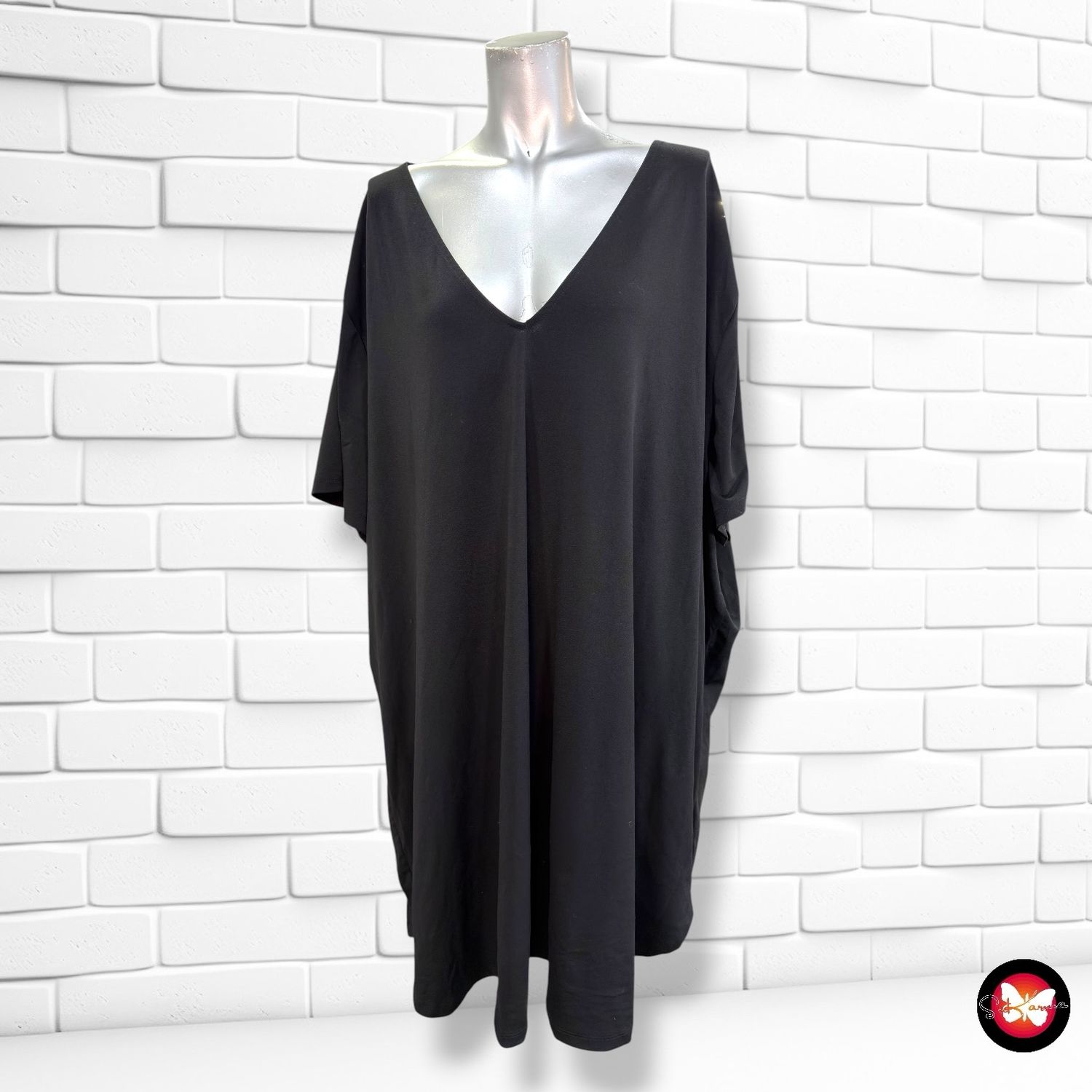 **HOY** Vestido blusón H&amp;M color Negro Talla 4XL