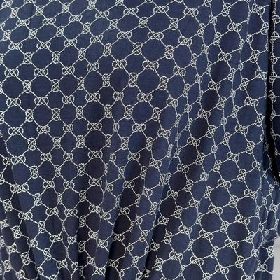 **HOY** Vestido midi de manga corta estampado marinero TCHIBO color Azul marino y blanco Talla XL