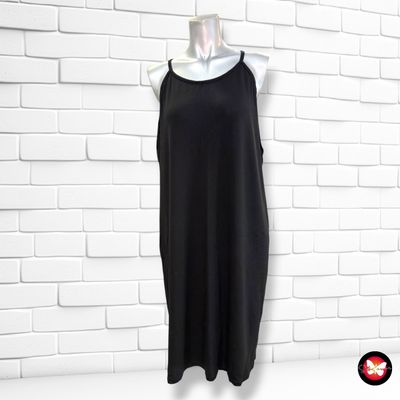 **HOY** Vestido básico de tirantes BONPRIX color Negro Talla 3XL