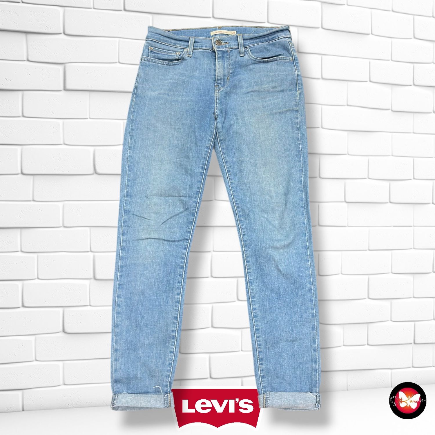 **HOY** Pantalón 710 SUPER SKINNY LEVI’S color Azul vaquero Talla M (W28)