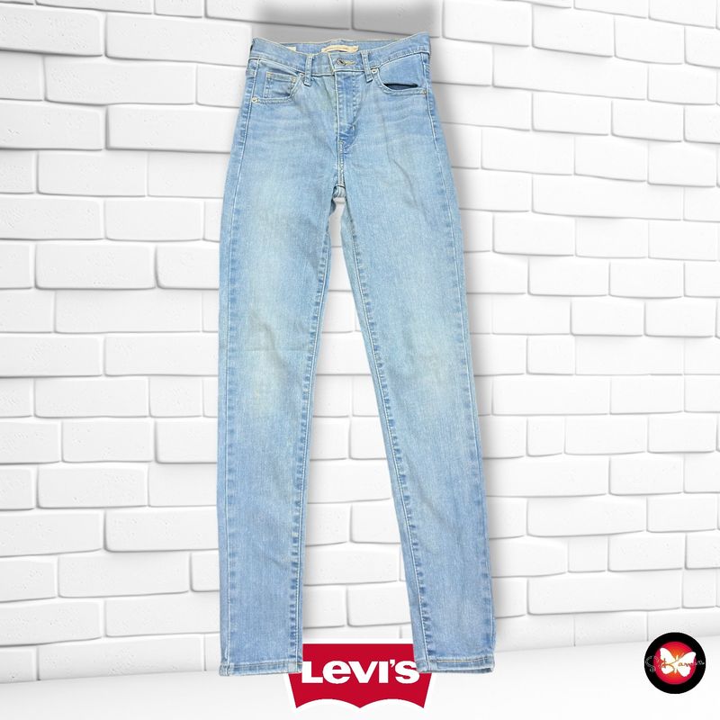 **HOY** Pantalón MILE HIGH SUPER SKINNY LEVI’S color Azul vaquero Talla XXS (W23)