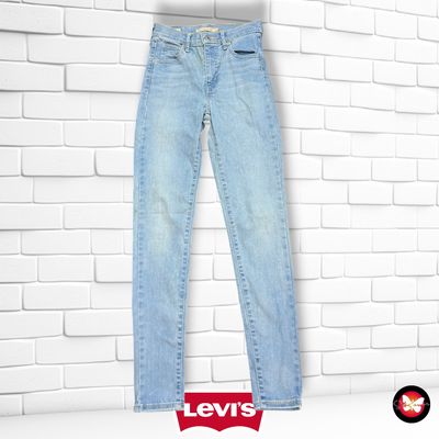 **HOY** Pantalón MILE HIGH SUPER SKINNY LEVI’S color Azul vaquero Talla XXS (W23)