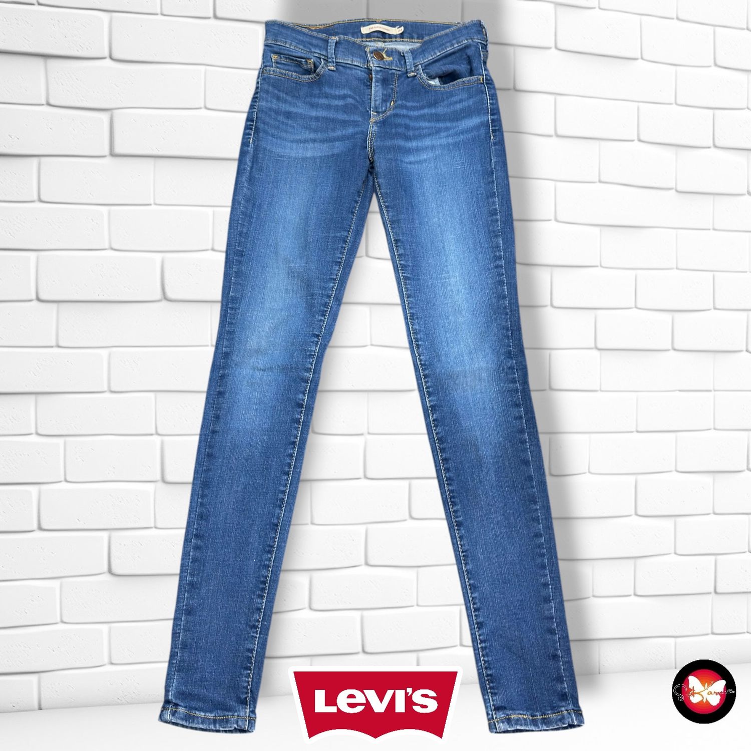 **HOY** Pantalón 710 SUPER SKINNY LEVI’S color Azul vaquero Talla XS (W24)