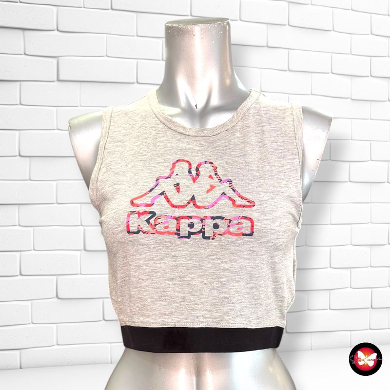 **HOY** Camiseta cropped KAPPA color Gris Talla M