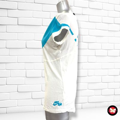 **HOY** Camiseta de manga corta NIKE color Blanco y turquesa Talla M