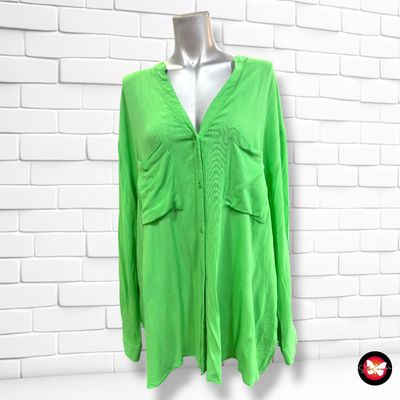 **HOY** Camisa de manga larga KAPALUA color Verde Talla 44 (gramde)