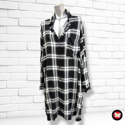 **HOY** Camisa de cuadros JANINA color Negro y blanco Talla 58