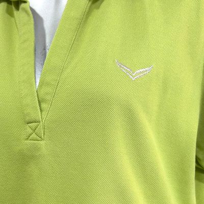 **HOY** Polo de manga corta TRIGEMA color Verde manzana Talla M (grande)