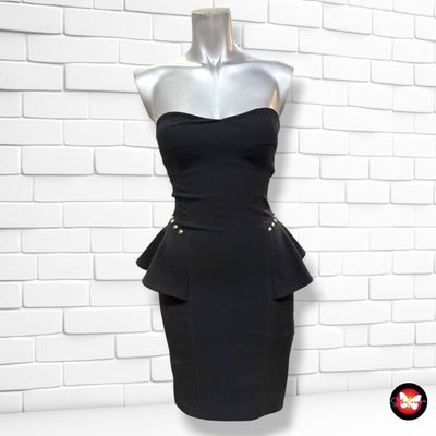 **HOY** Vestido de noche con volantes TALLY WEIJL color Negro Talla XS