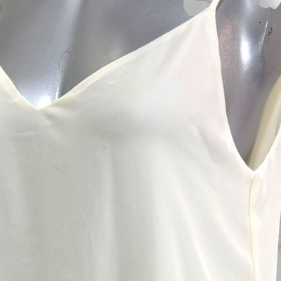 **HOY** Blusa de gasa H&M color Crema Talla 36