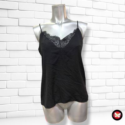 **HOY** Blusa lencera ONLY color Negro Talla 34
