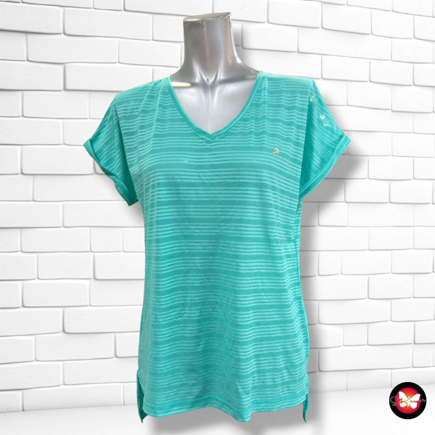 **HOY** Camiseta deportiva F&amp;F color Turquesa Talla S