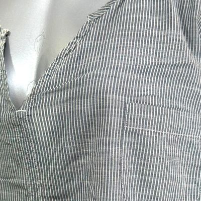 **HOY** Blusa de manga larga de rayitas MY BLUE by TCHIBO color Gris y blanco Talla 48