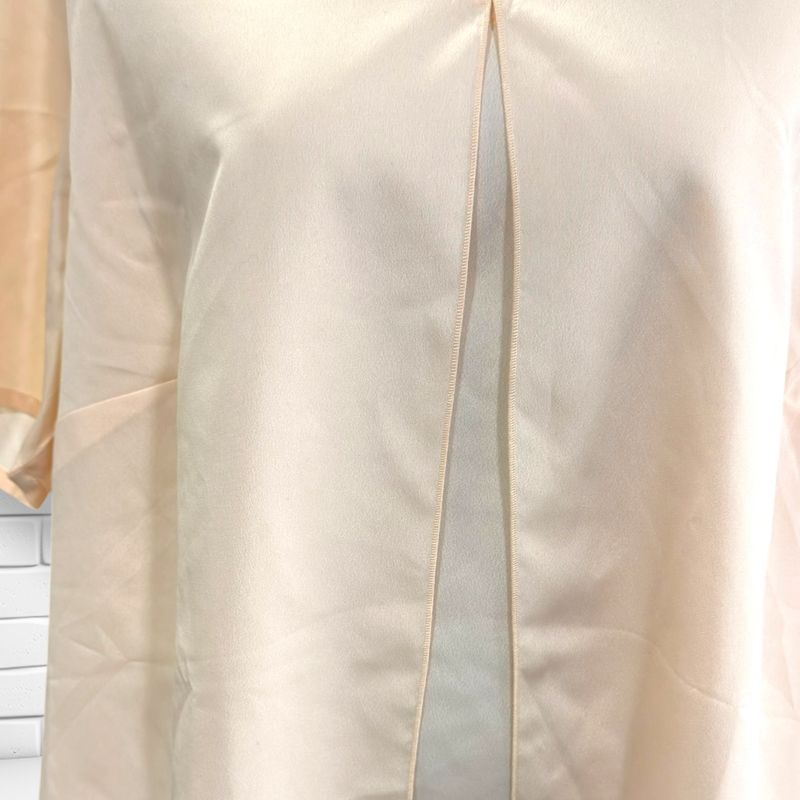 Blusa de manga corta AMBRIA color Nude Talla 44