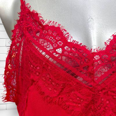 **HOY** Blusa lencera  color Rojo Talla S
