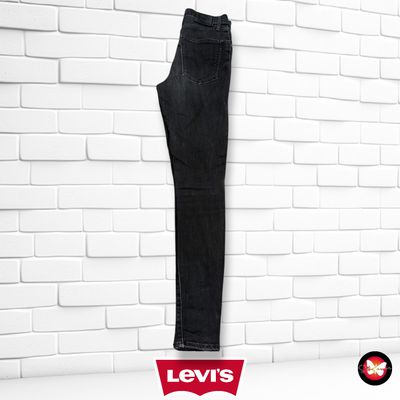 **HOY** Pantalón MILE HIGH RISE SKINNY LEVI’S color Negro vaquero Talla S (W26)