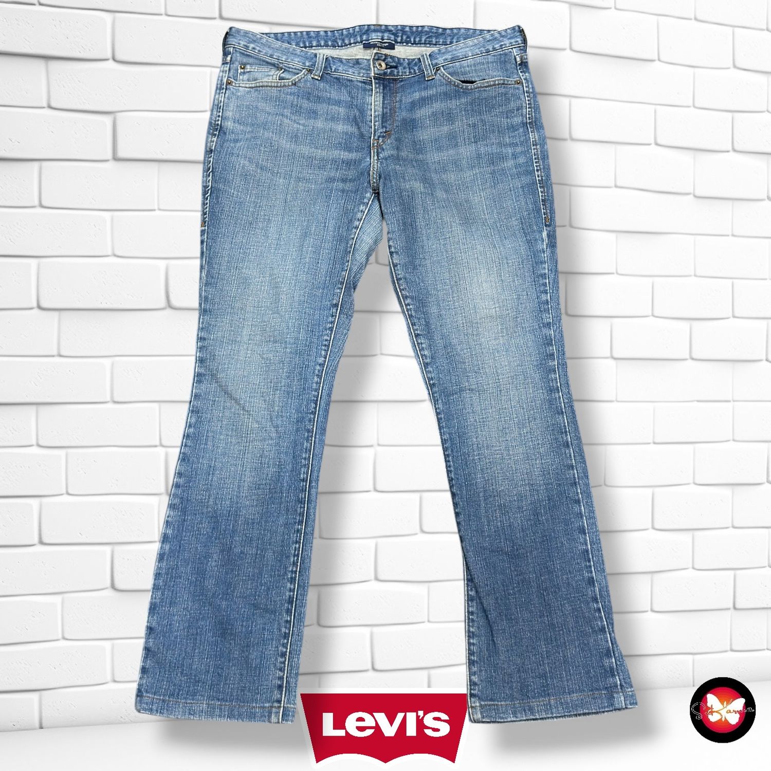 **HOY** Pantalón 552 MID RISE STRAIGHT LEVI’S color Azul vaquero Talla XXL