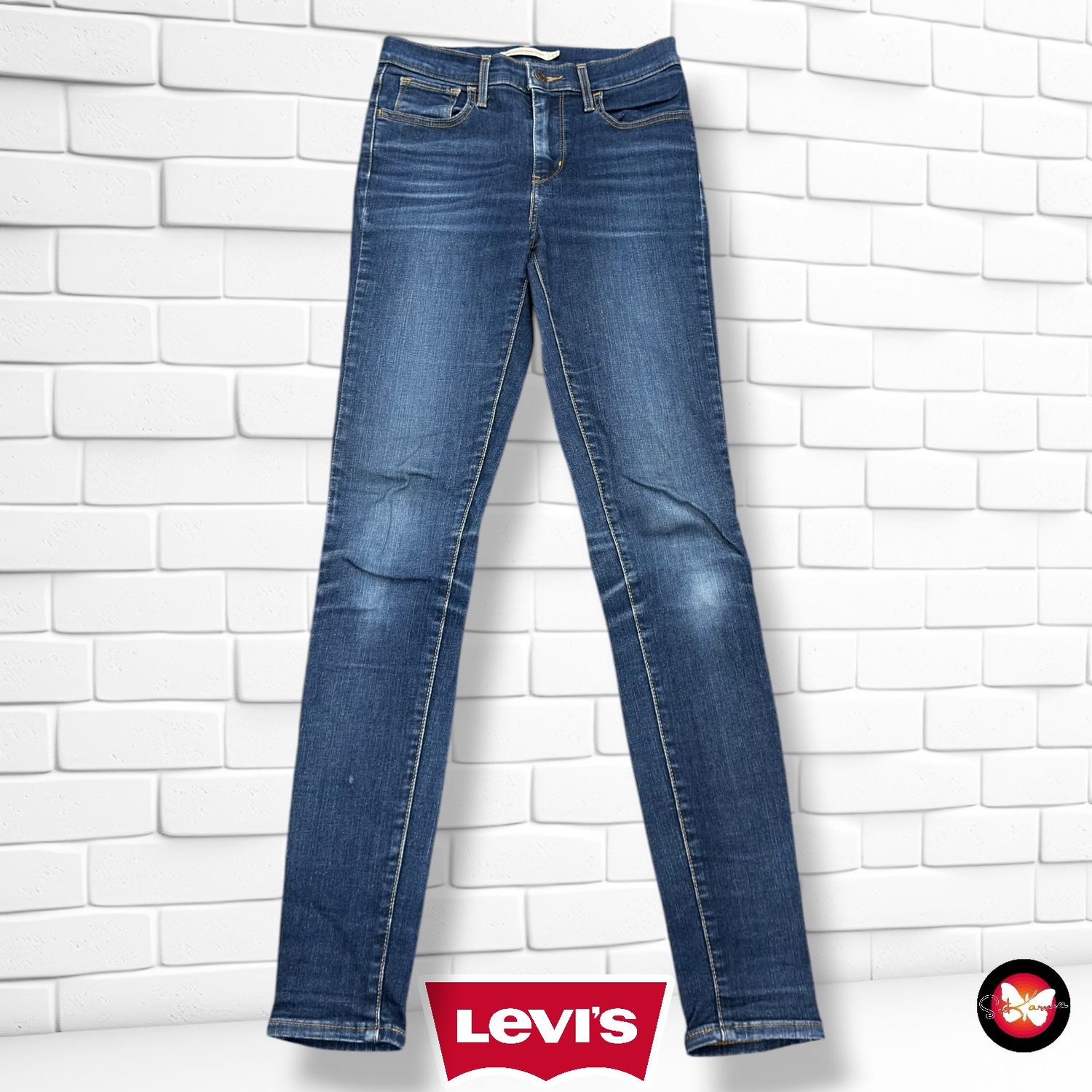 **HOY** Pantalón 720 HIGH RISE SUPER SKINNY LEVI’S color Azul vaquero Talla S/M (W27)