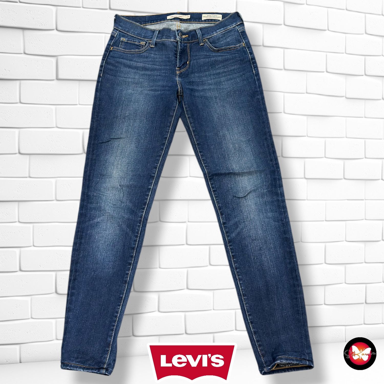 **HOY** Pantalón 710 SUPER SKINNY LEVI’S color Azul vaquero Talla S (W26)