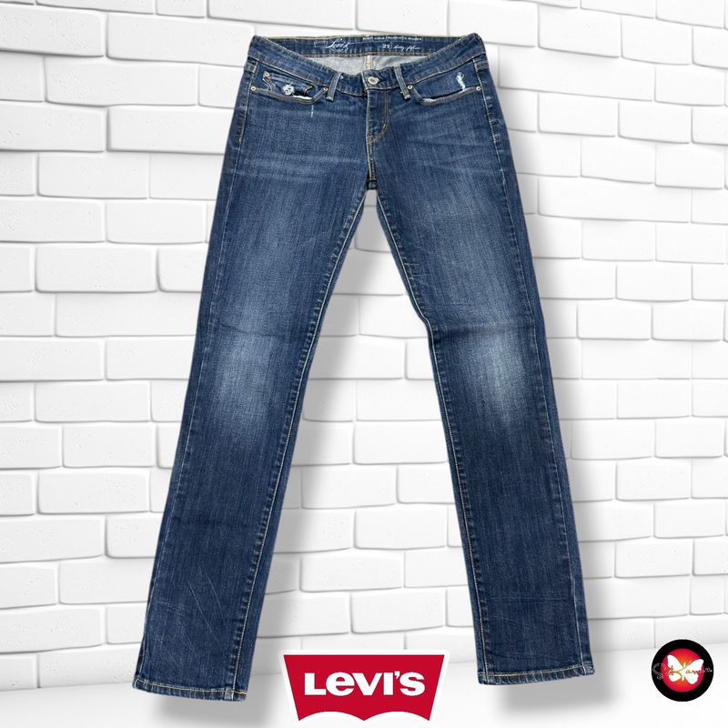 **HOY** Pantalón SLIGHT CURVE LEVI’S color Azul vaquero Talla S/M (W27)