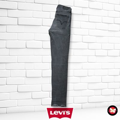 **HOY** Pantalón MILE HIGH RISE SKINNY (mancha) LEVI’S color Gris Talla S/M (W27) (pequeña)