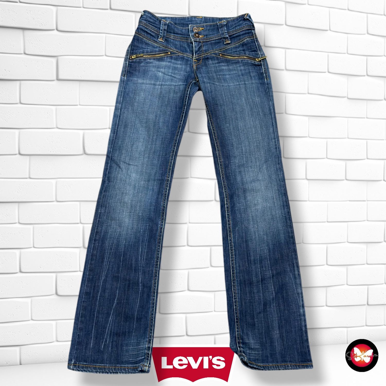 Pantalón LEVI’S color Azul vaquero Talla S (W26 L32)