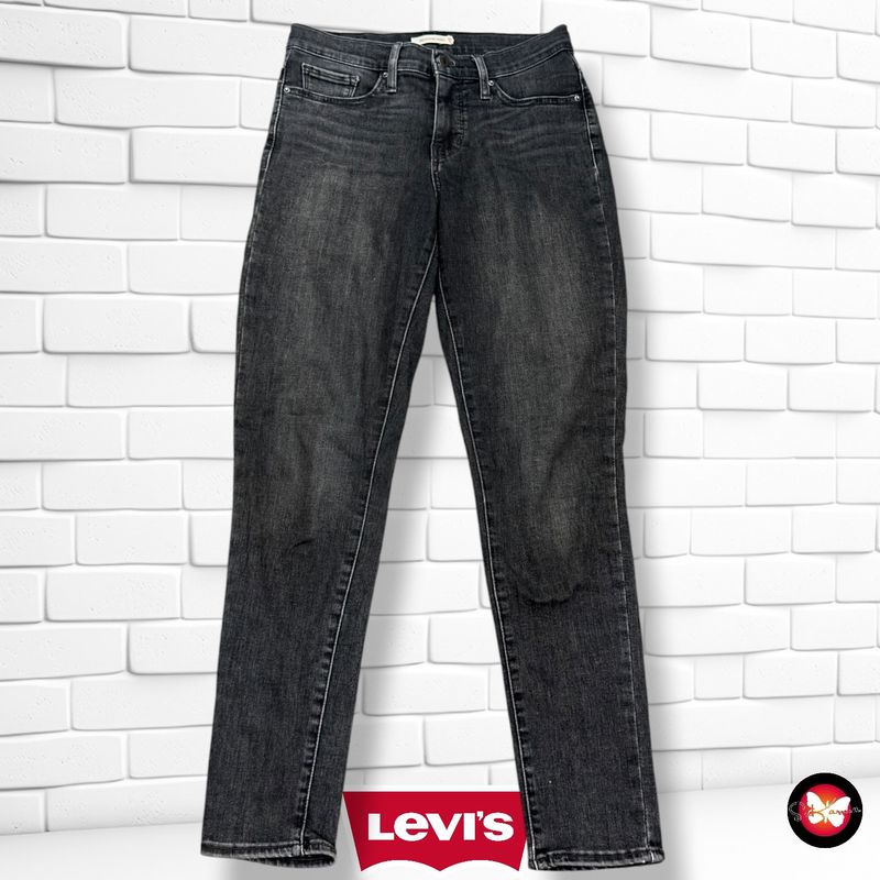 **HOY** Pantalón 311 SHAPING SKINNY LEVI’S color Negro vaquero Talla M (W28)
