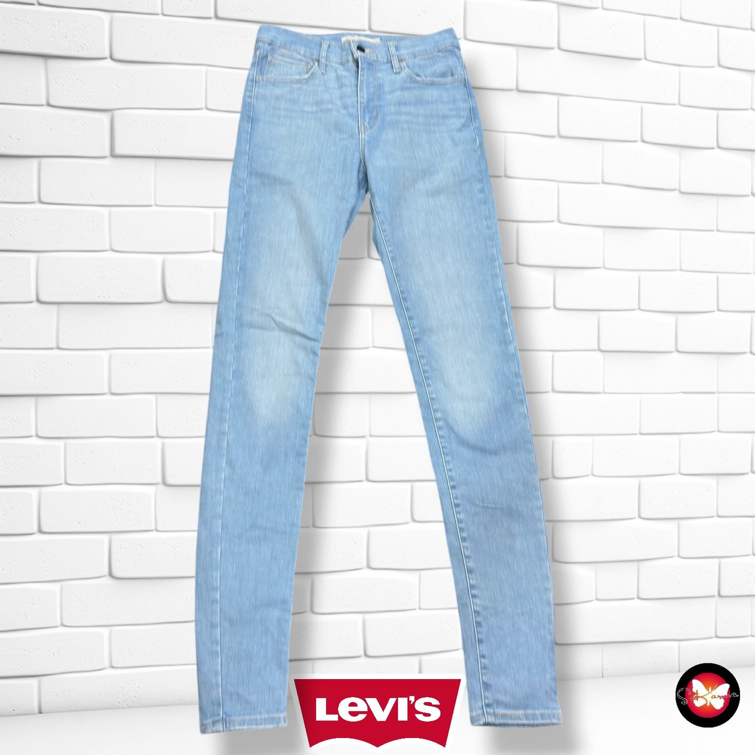 Pantalón 720 HIGH RISE SUPER SKINNY LEVI’S color Azul vaquero Talla S/M (W27)