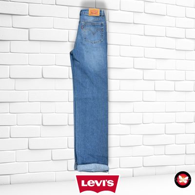 **HOY** Pantalón RIBCAGE STRAIGHT ANKLE LEVI’S color Azul vaquero Talla 12 años