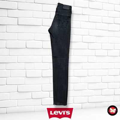 **HOY** Pantalón MILE HIGH RISE SKINNY LEVI’S color Negro vaquero Talla XS (W24)