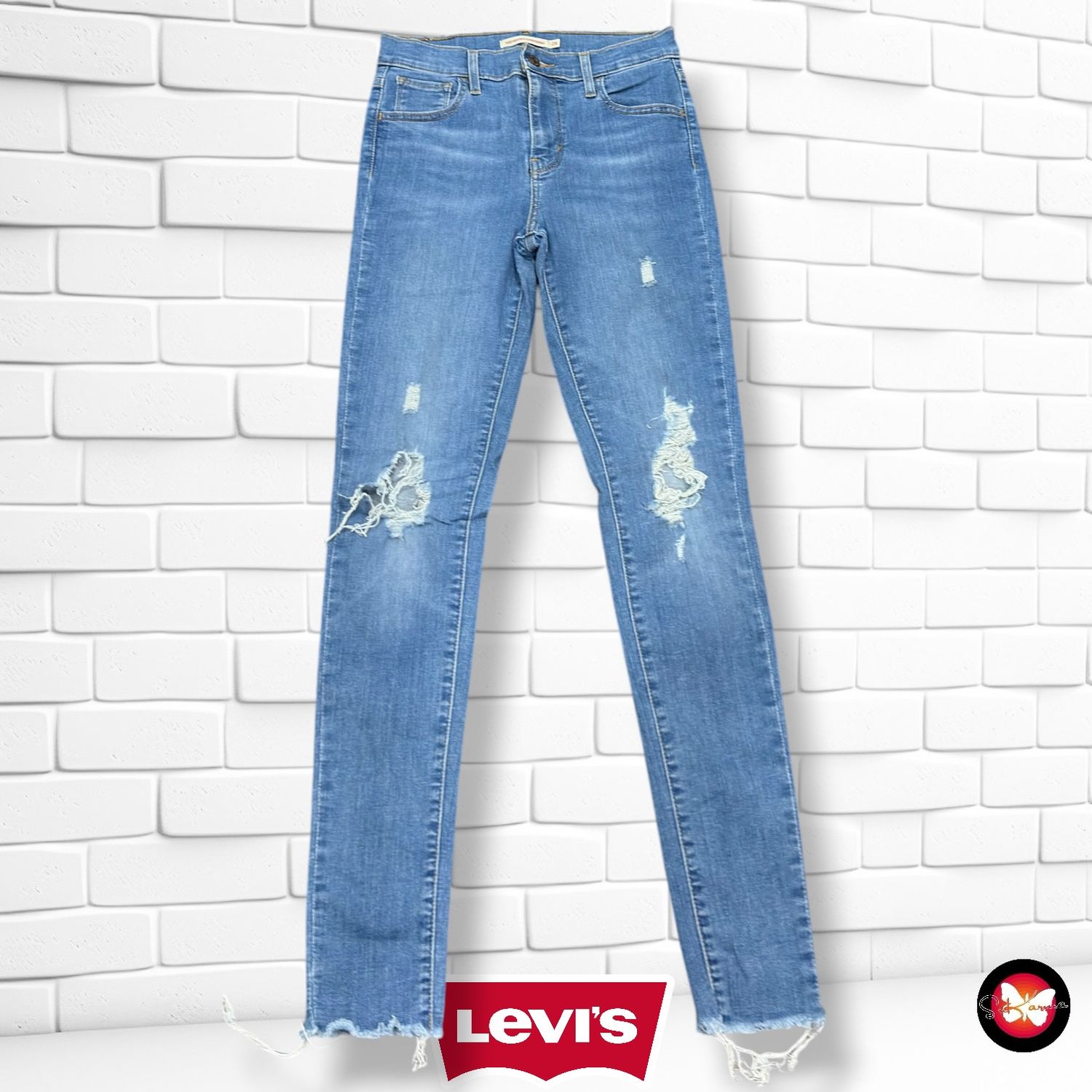 **HOY** Pantalón 720 HIGH RISE SUPER SKINNY LEVI’S color Azul vaquero Talla S (W26)