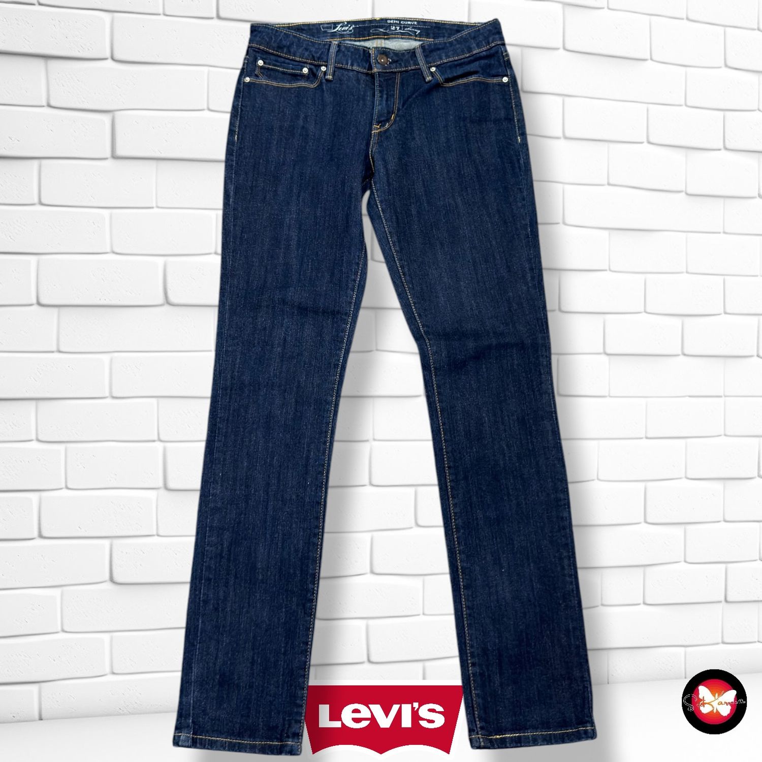 **HOY** Pantalón DEMI CURVE LEVI’S color Azul vaquero Talla S/M (W27)