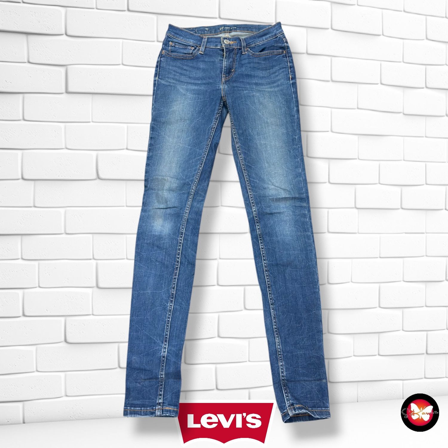 **HOY** Pantalón SUPER SKINNY LEVI’S color Azul vaquero Talla S/M (W27)