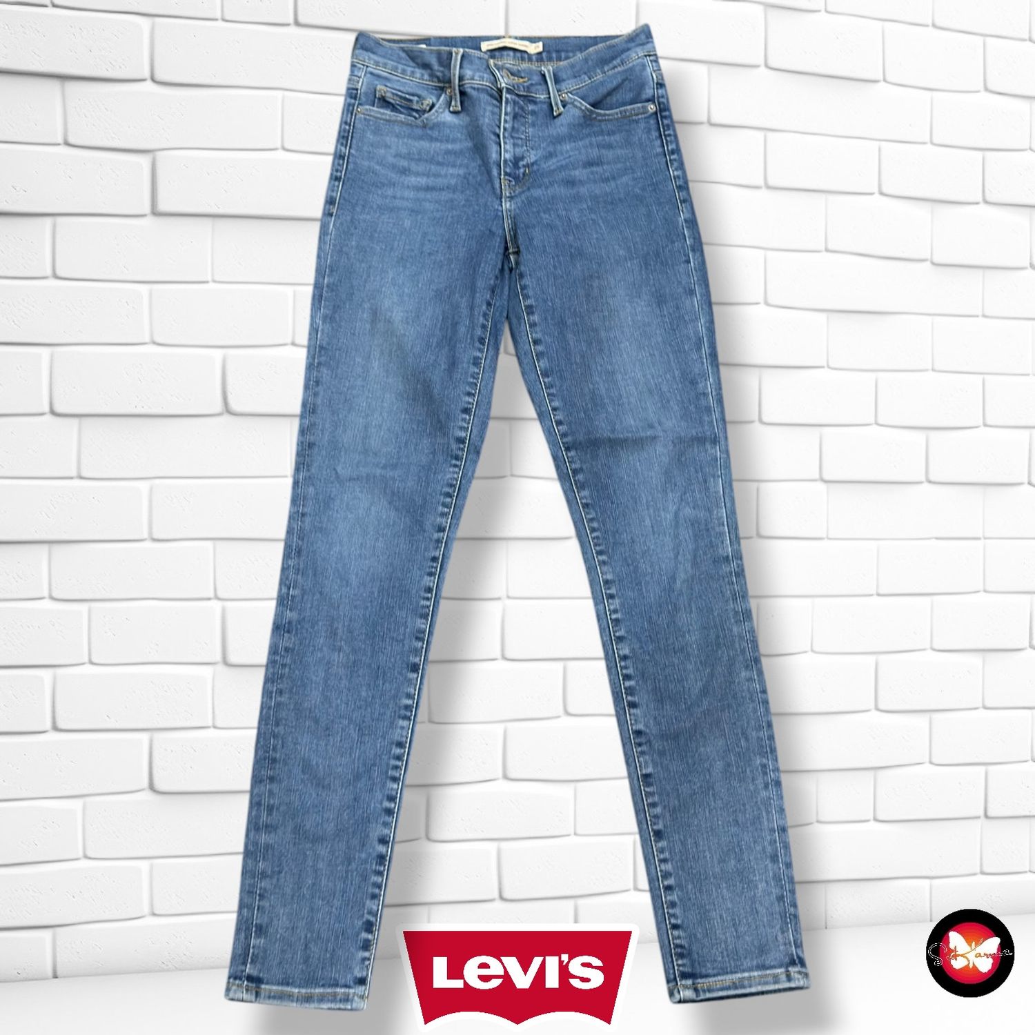 **HOY** Pantalón 310 SHAPING SUPER SKINNY LEVI’S color Azul vaquero Talla XS (W25)