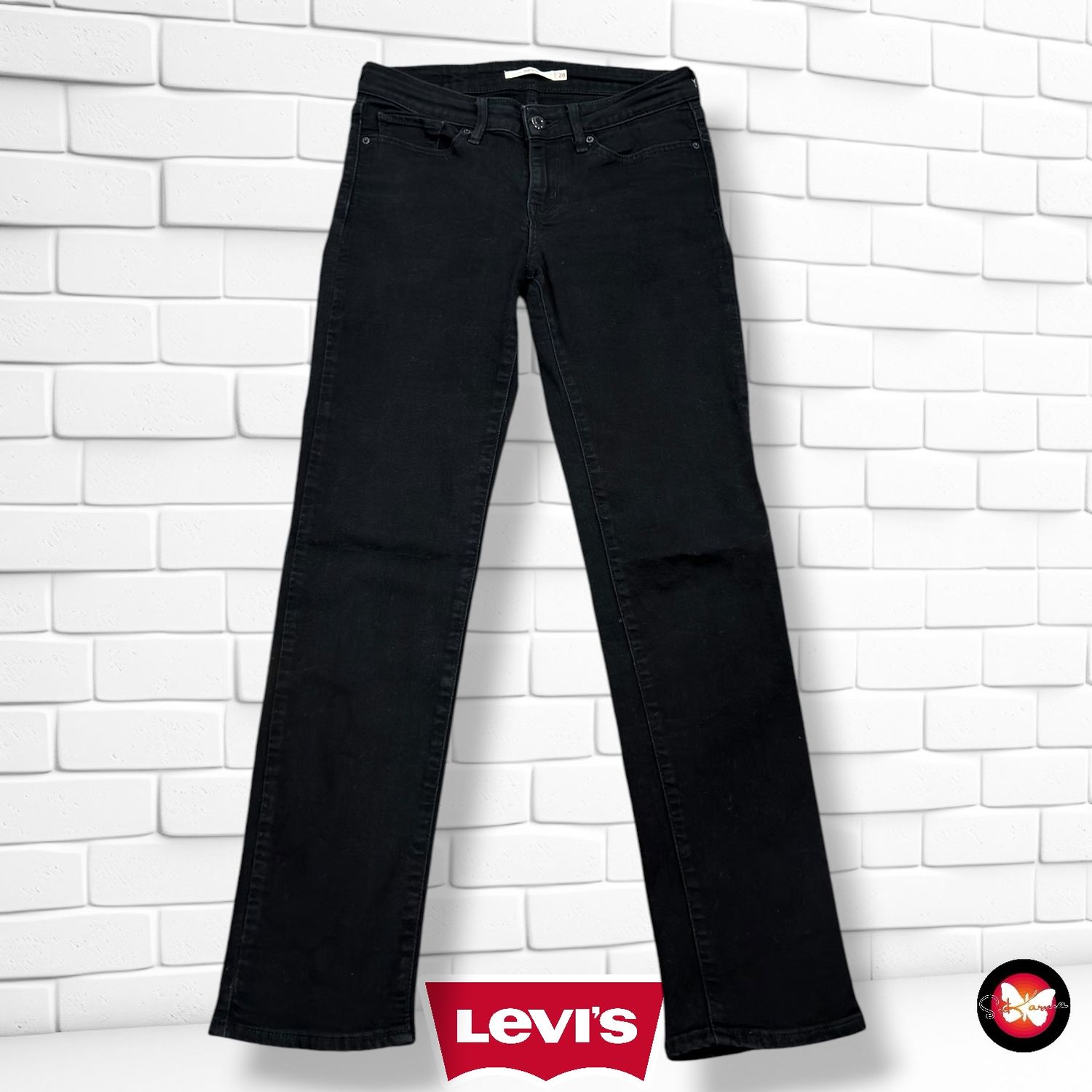 **HOY** Pantalón 712 SLIM LEVI’S color Negro Talla M (W28)