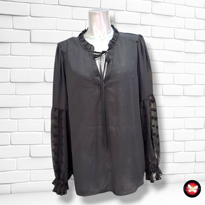 **HOY** Blusa de manga larga SHEIN color Negro Talla L