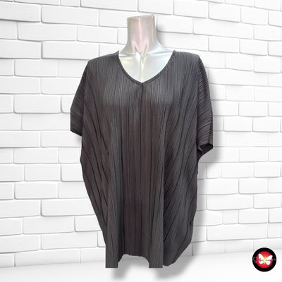 **HOY** Blusa plisada PAGEONE color Negro Talla L (grande)