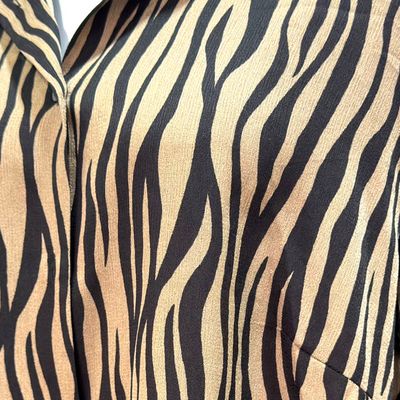 **HOY** Camisola animal print BODYFLIRT color Negro y camel Talla 48