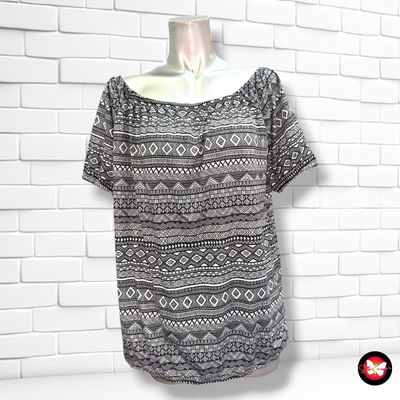 **HOY** Camiseta de manga corta TESSENTIALS color Negro y blanco Talla XL