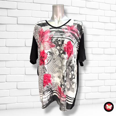 **HOY** Camiseta de manga corta BEXLEYS color Negro, blanco y rojo Talla XL